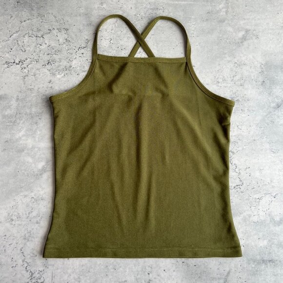 Express Tops - Vintage y2k green stretchy tank top